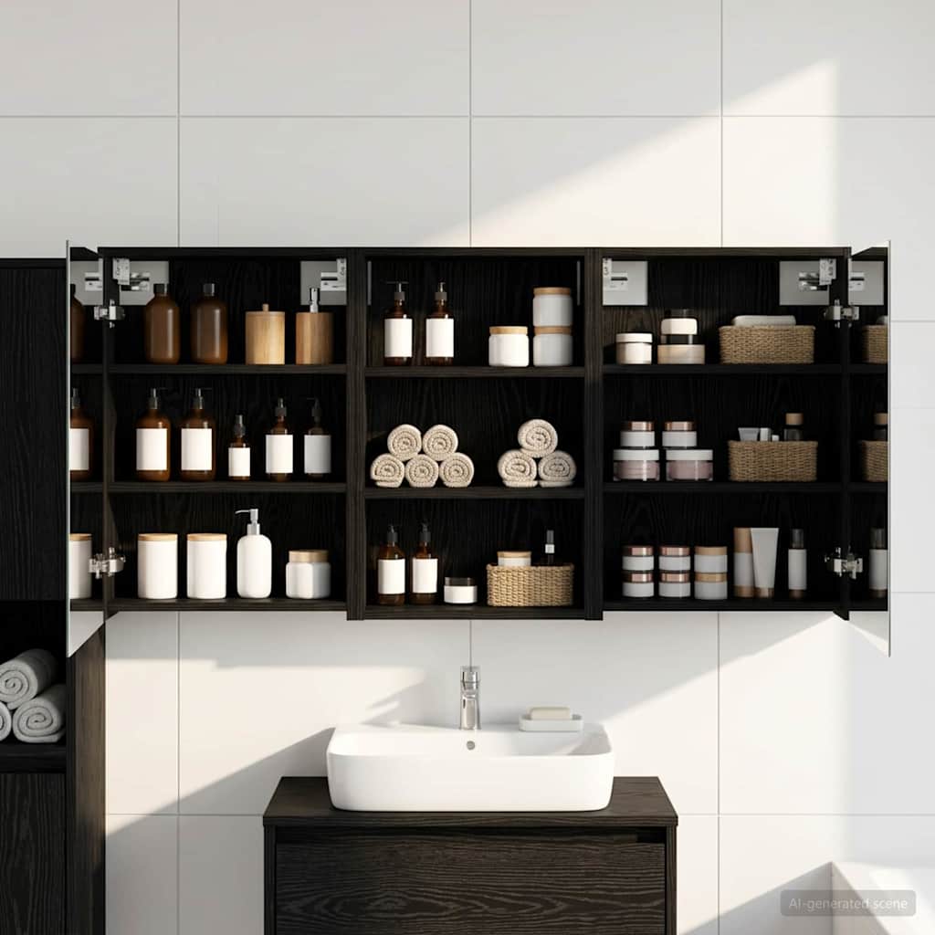 Juego de Muebles de Baño 3 pcs 106 x 16 x 62,5 cm