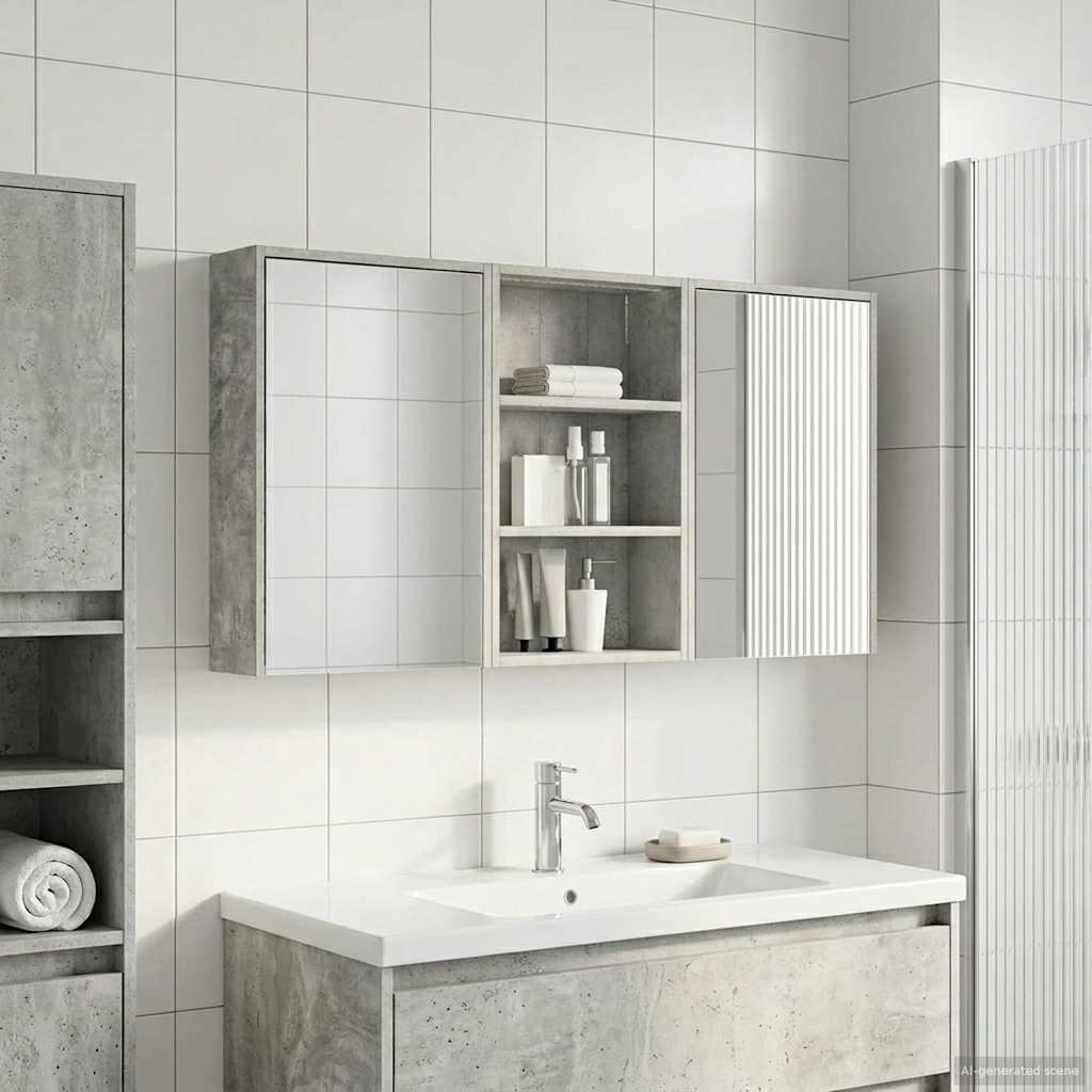 Juego de Muebles de Baño 3 pcs 106 x 16 x 62,5 cm