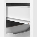 Juego de muebles de baño con cajón 4 pcs Madera contrachapada