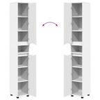 Juego de muebles de baño con cajón 4 pcs Madera contrachapada