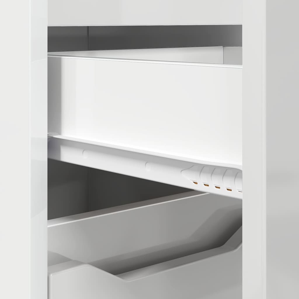 Juego de muebles de baño 4 pcs brillante Madera contrachapada