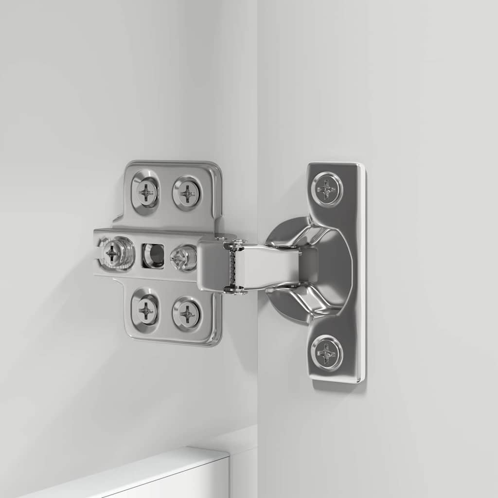 Juego de muebles de baño 3 pcs brillante Madera contrachapada