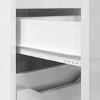 Juego de muebles de baño 3 pcs brillante Madera contrachapada