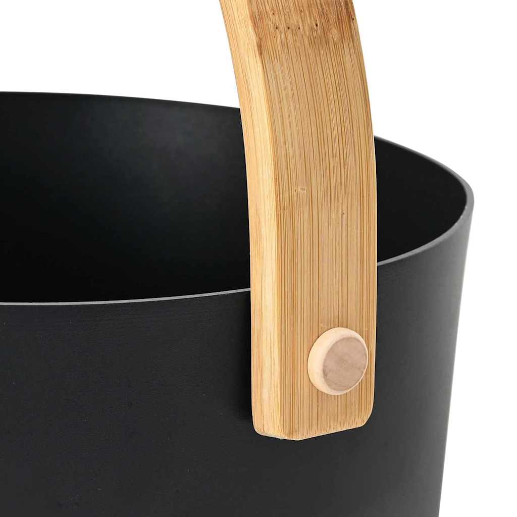 Juego de Accesorios de Sauna 2 pcs Negro