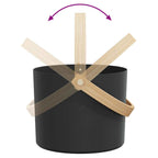 Juego de Accesorios de Sauna 2 pcs Negro