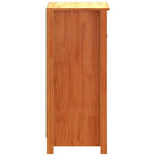 Vitrina 2 pcs Marrón cera 39 x 34,5 x 80 cm