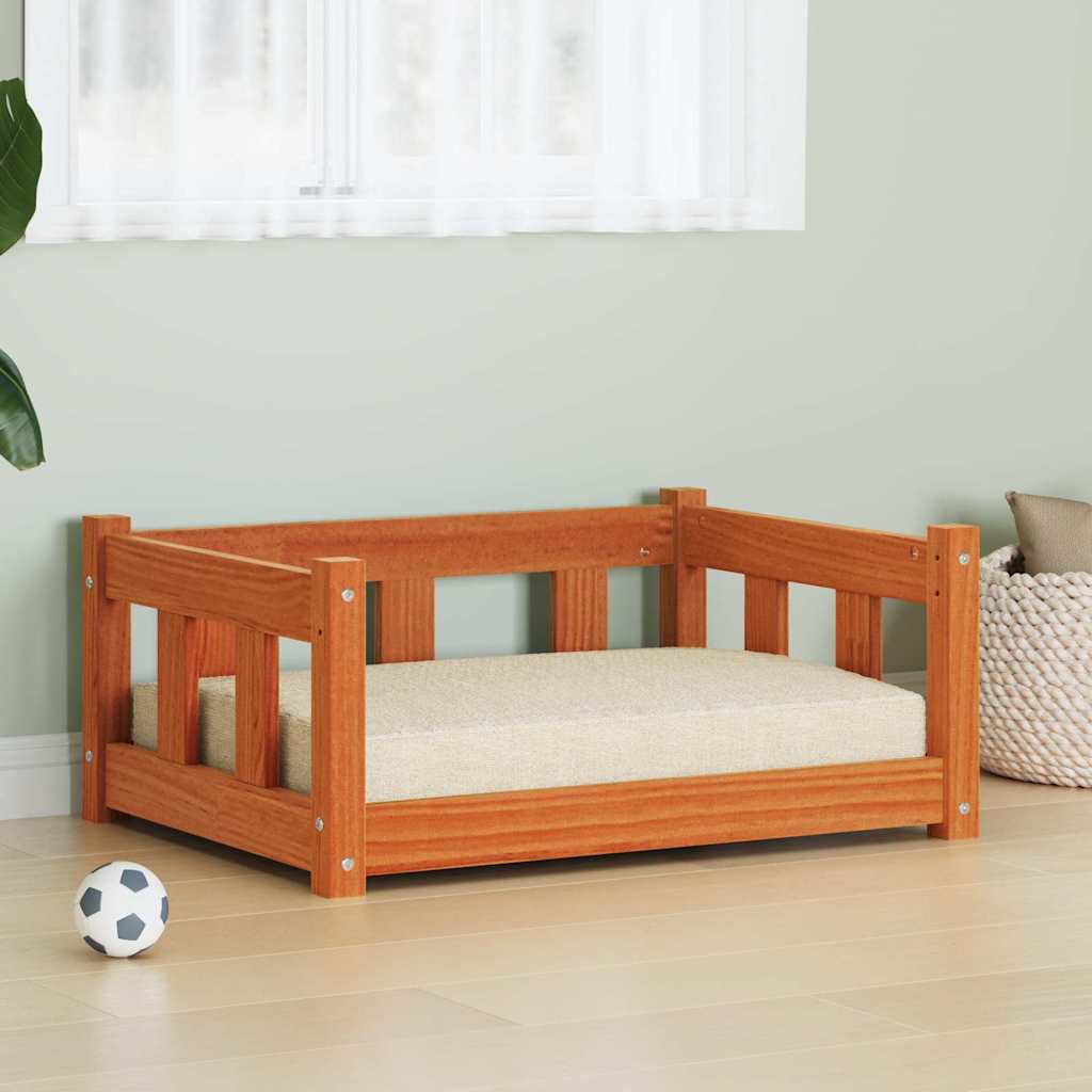 Cama para cão Castanha de cera 65,5 x 50 x 28 cm