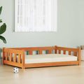 Cama para perro con almacenamiento Marrón cera 100 x 70 x 28 cm