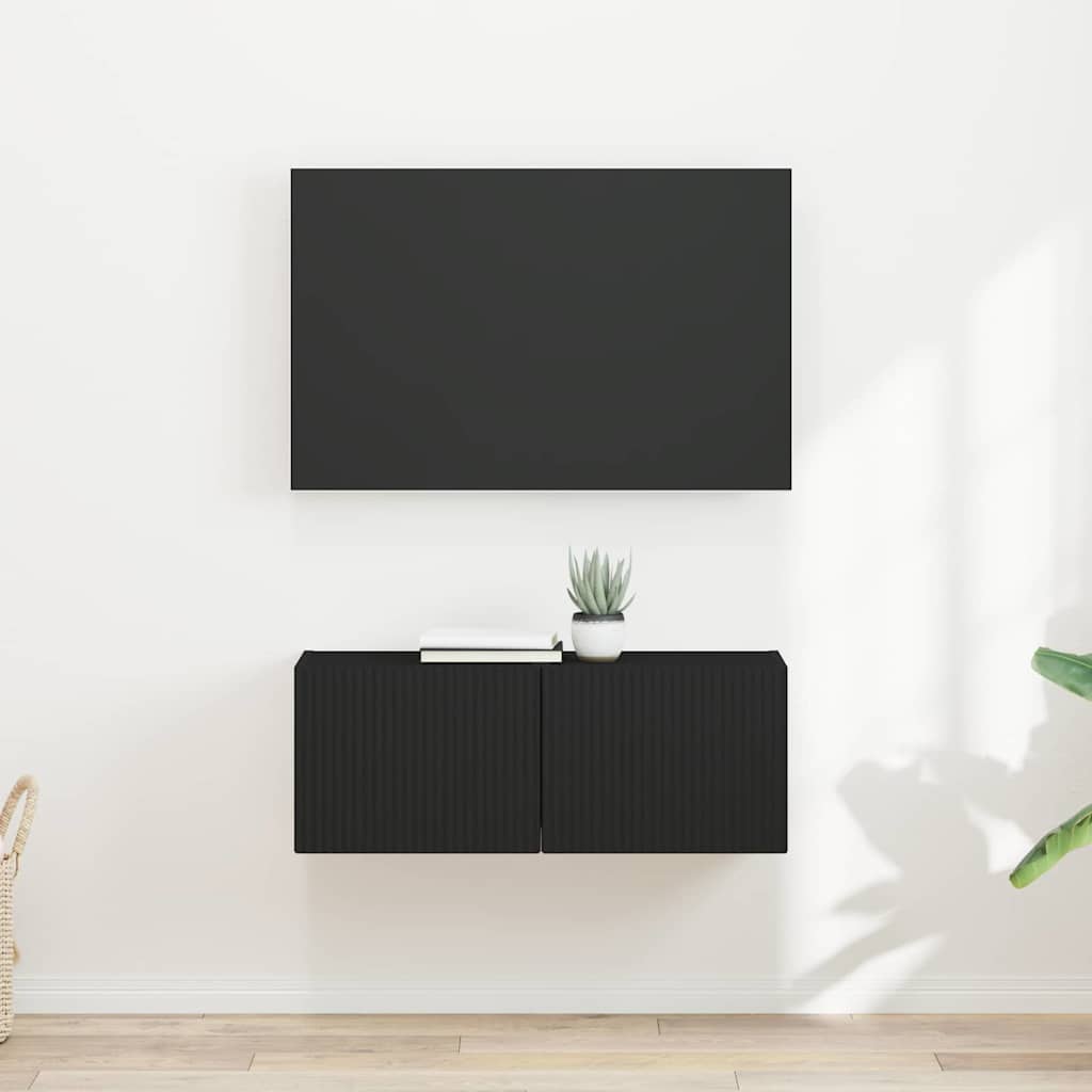 Mueble de TV Montado en la Pared 2 pcs 39 x 31 x 29,5 cm
