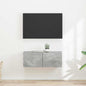 Mueble de TV Montado en la Pared 2 pcs 39 x 31 x 29,5 cm