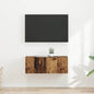 Mueble de TV Montado en la Pared 2 pcs 39 x 31 x 29,5 cm