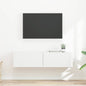 Mueble de TV Montado en la Pared 2 pcs 39 x 31 x 29,5 cm