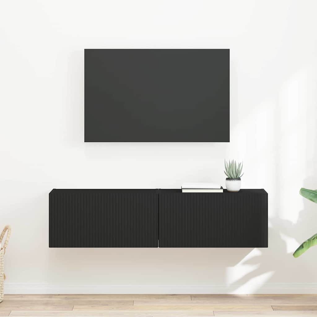 Mueble de TV Montado en la Pared 2 pcs 39 x 31 x 29,5 cm