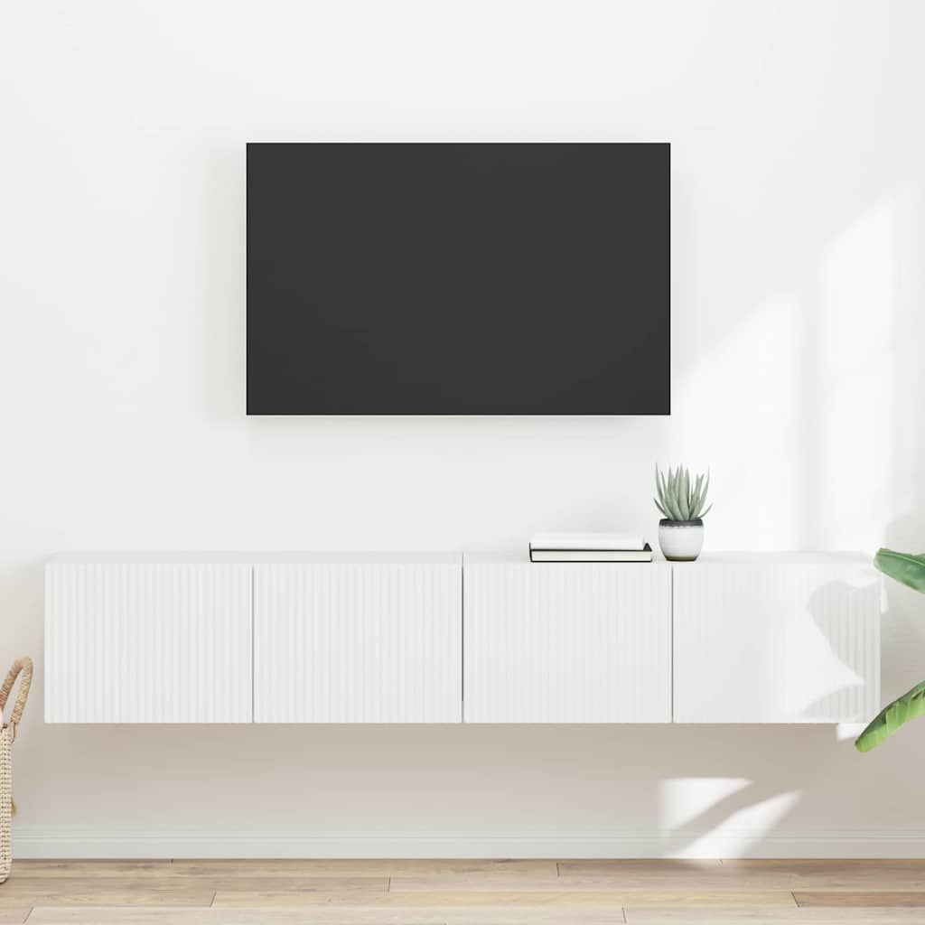 Mueble de TV Montado en la Pared 2 pcs 39 x 31 x 29,5 cm