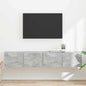 Mueble de TV Montado en la Pared 2 pcs 39 x 31 x 29,5 cm