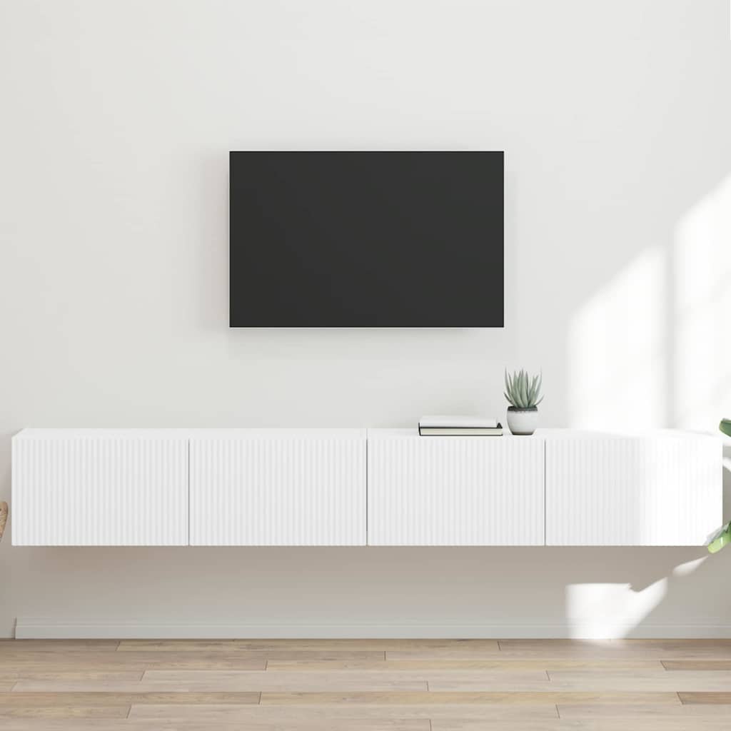 Mueble de TV Montado en la Pared 2 pcs 39 x 31 x 29,5 cm