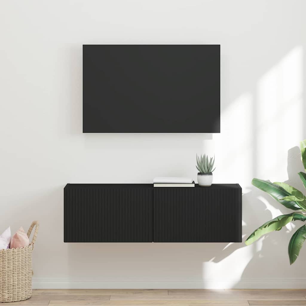 Mueble de TV Montado en la Pared 2 pcs 39 x 31 x 29,5 cm