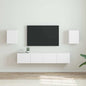 Mueble de TV Montado en la Pared 2 pcs 30 x 31 x 100 cm