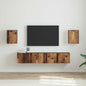 Mueble de TV Montado en la Pared 2 pcs 30 x 31 x 100 cm