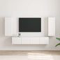 Mueble de TV Montado en la Pared 2 pcs 30 x 31 x 100 cm