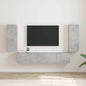 Mueble de TV Montado en la Pared 2 pcs 30 x 31 x 100 cm
