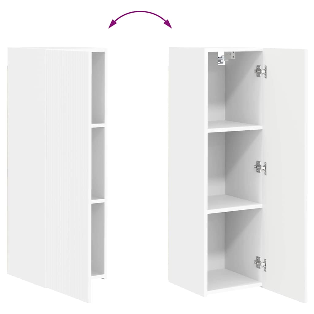 Mueble de TV Montado en la Pared 2 pcs 30 x 31 x 100 cm