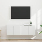 Mueble de TV Montado en la Pared 2 pcs 59,5 x 31 x 40 cm