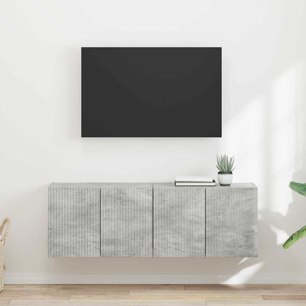 Mueble de TV Montado en la Pared 2 pcs 59,5 x 31 x 40 cm