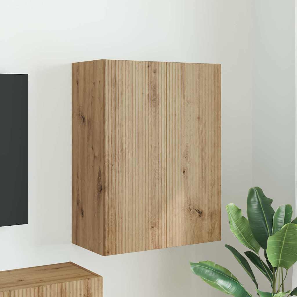 Mueble de TV Montado en la Pared 2 pcs 59,5 x 31 x 40 cm