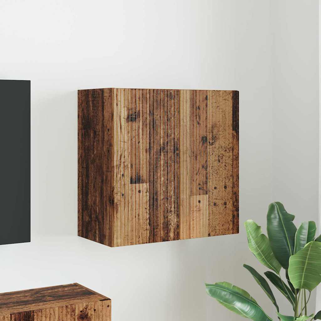 Mueble de TV Montado en la Pared 2 pcs 59,5 x 31 x 40 cm