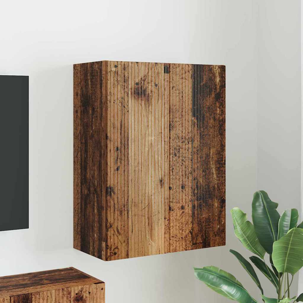 Mueble de TV Montado en la Pared 2 pcs 59,5 x 31 x 40 cm