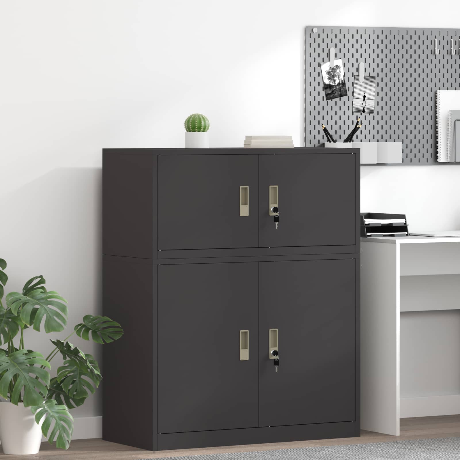 Armario de almacenamiento 60 x 40 x 105 cm Acero
