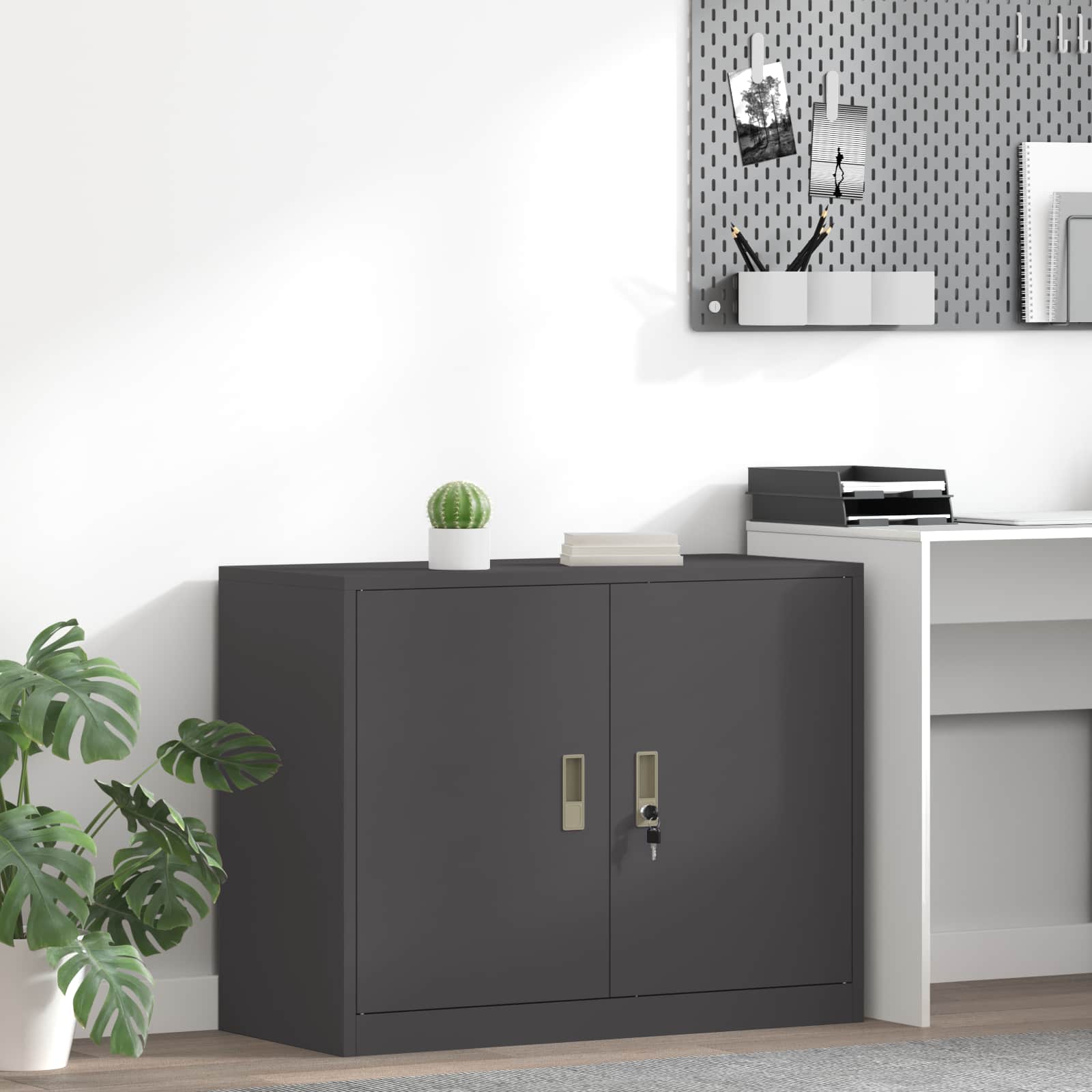 Armario de almacenamiento 60 x 40 x 105 cm Acero