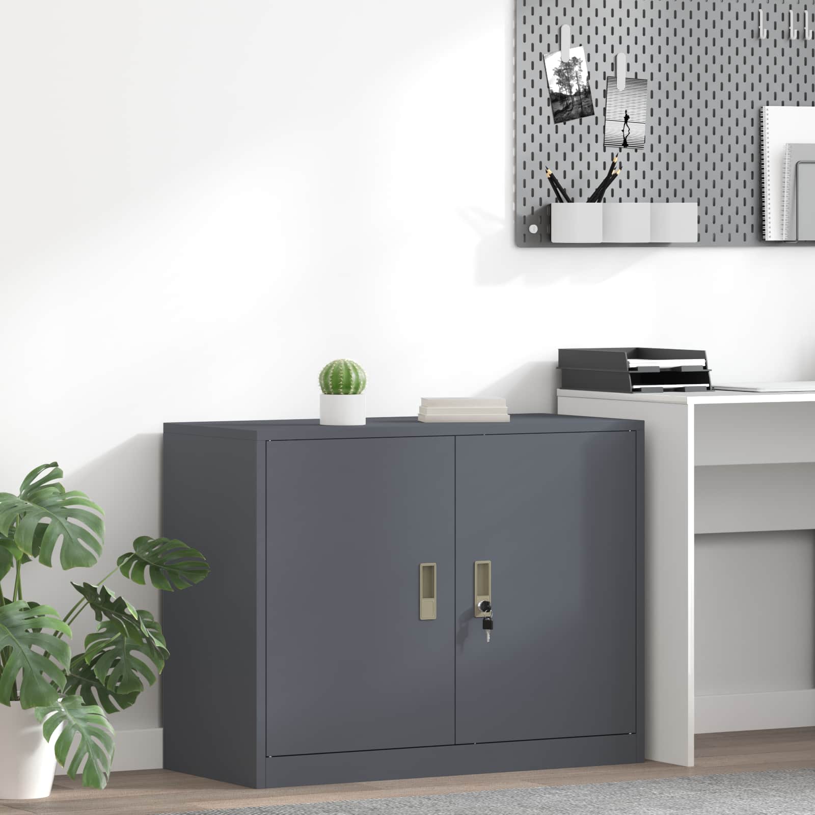 Armario de almacenamiento 60 x 40 x 105 cm Acero