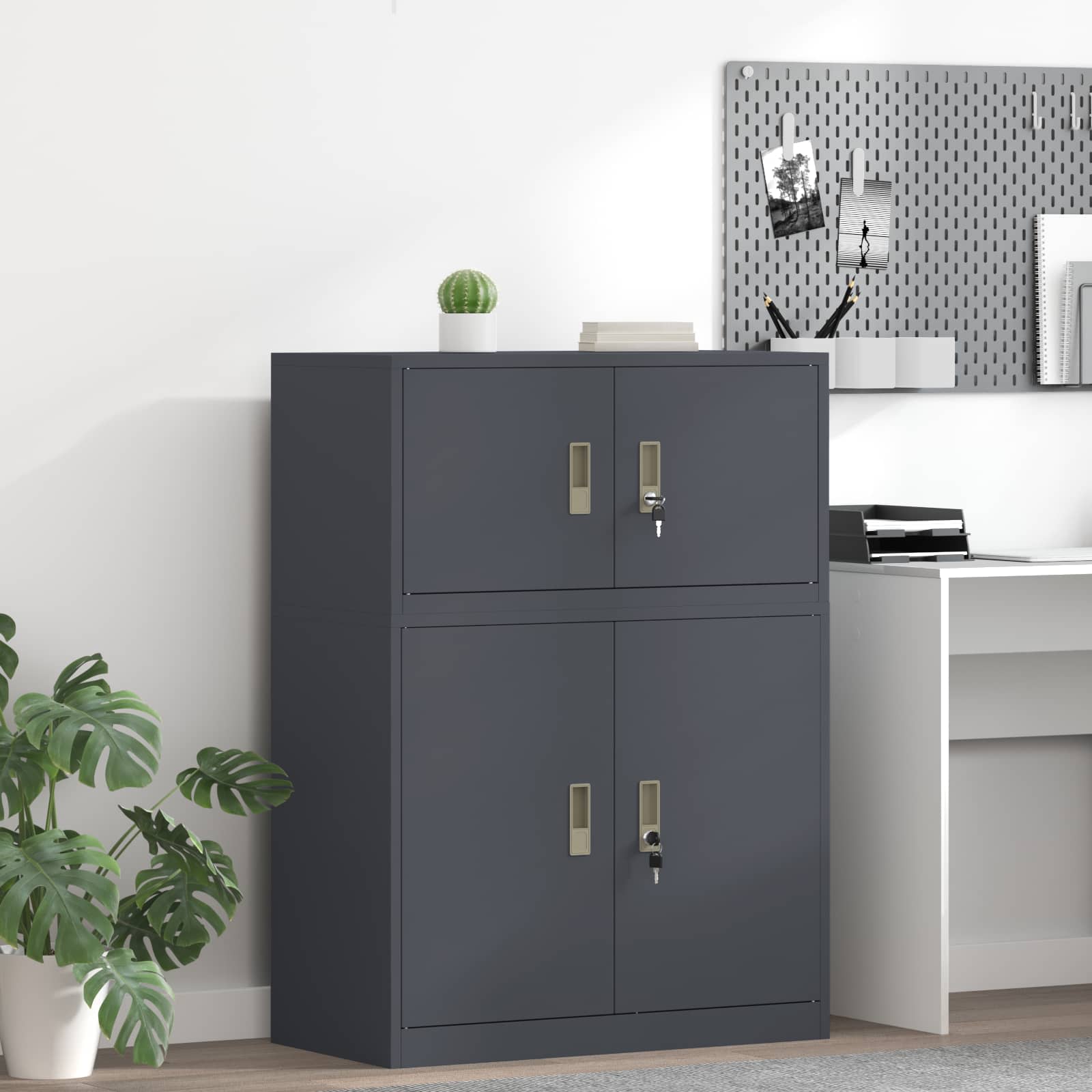 Armario de almacenamiento 60 x 40 x 105 cm Acero