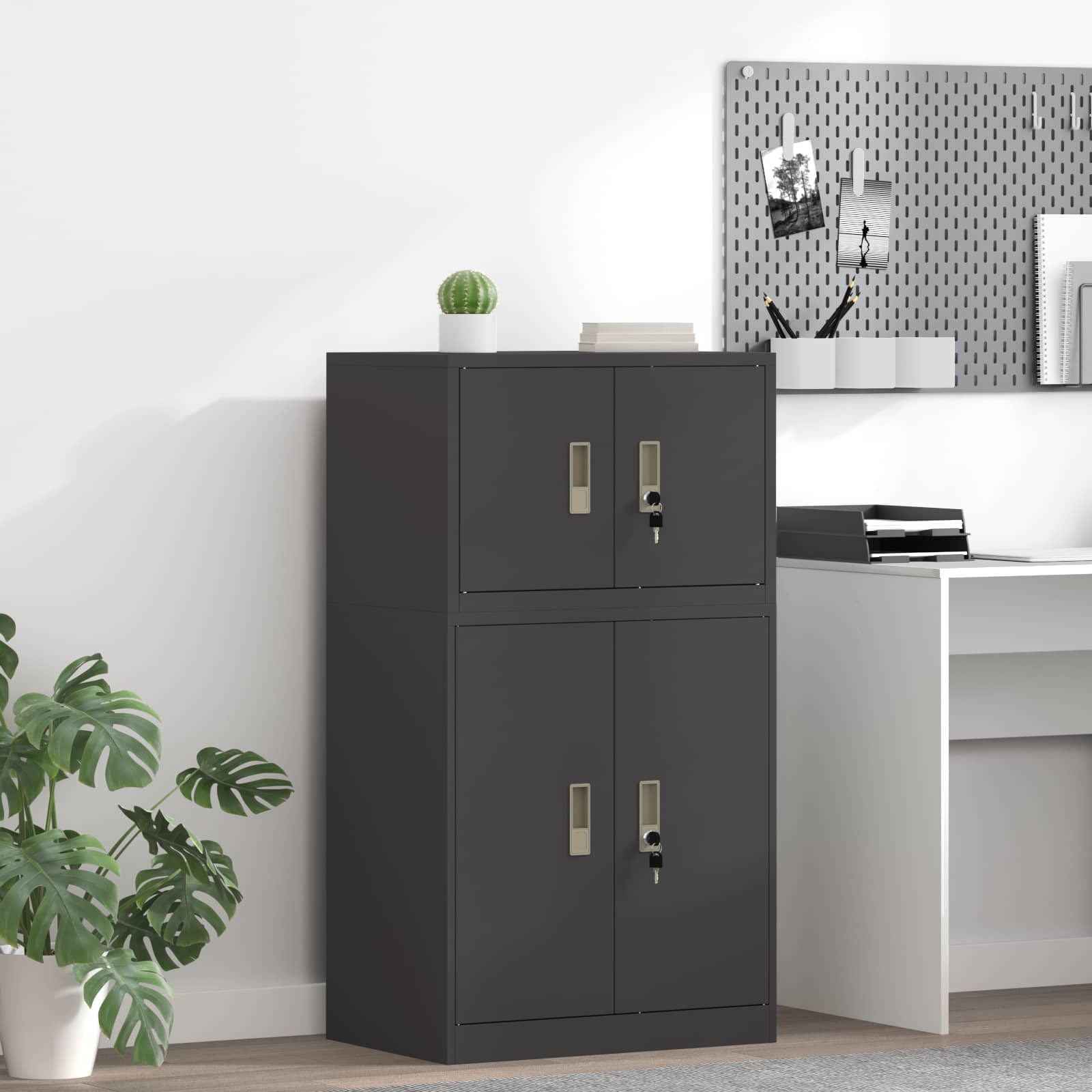 Armario de almacenamiento 60 x 40 x 105 cm Acero