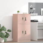 Armario de almacenamiento Rosa 60 x 40 x 40 cm Acero