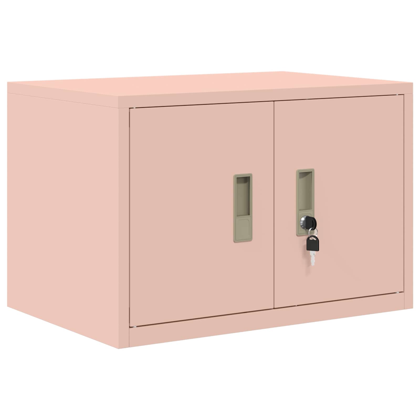 Armario de almacenamiento Rosa 60 x 40 x 40 cm Acero