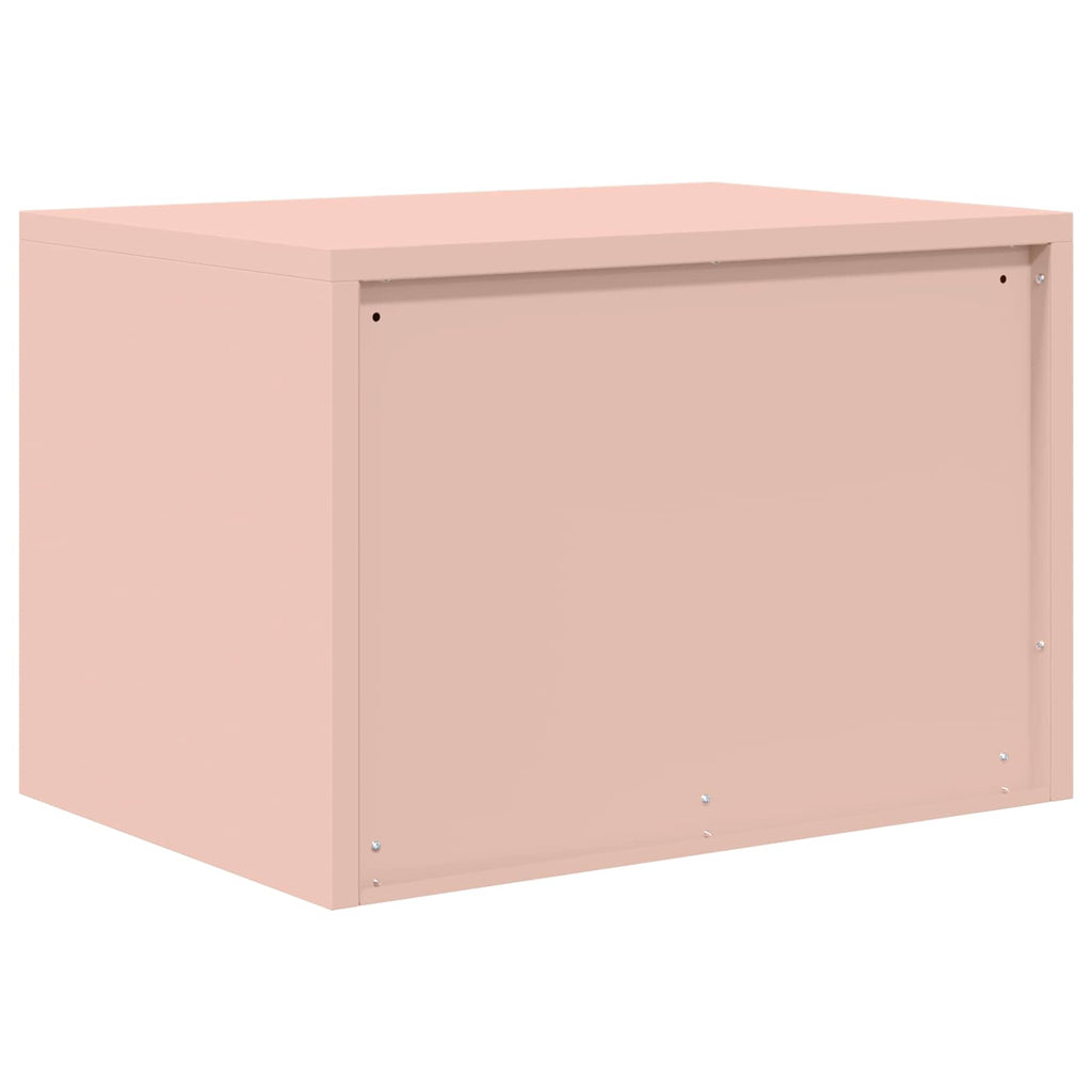 Armario de almacenamiento Rosa 60 x 40 x 40 cm Acero