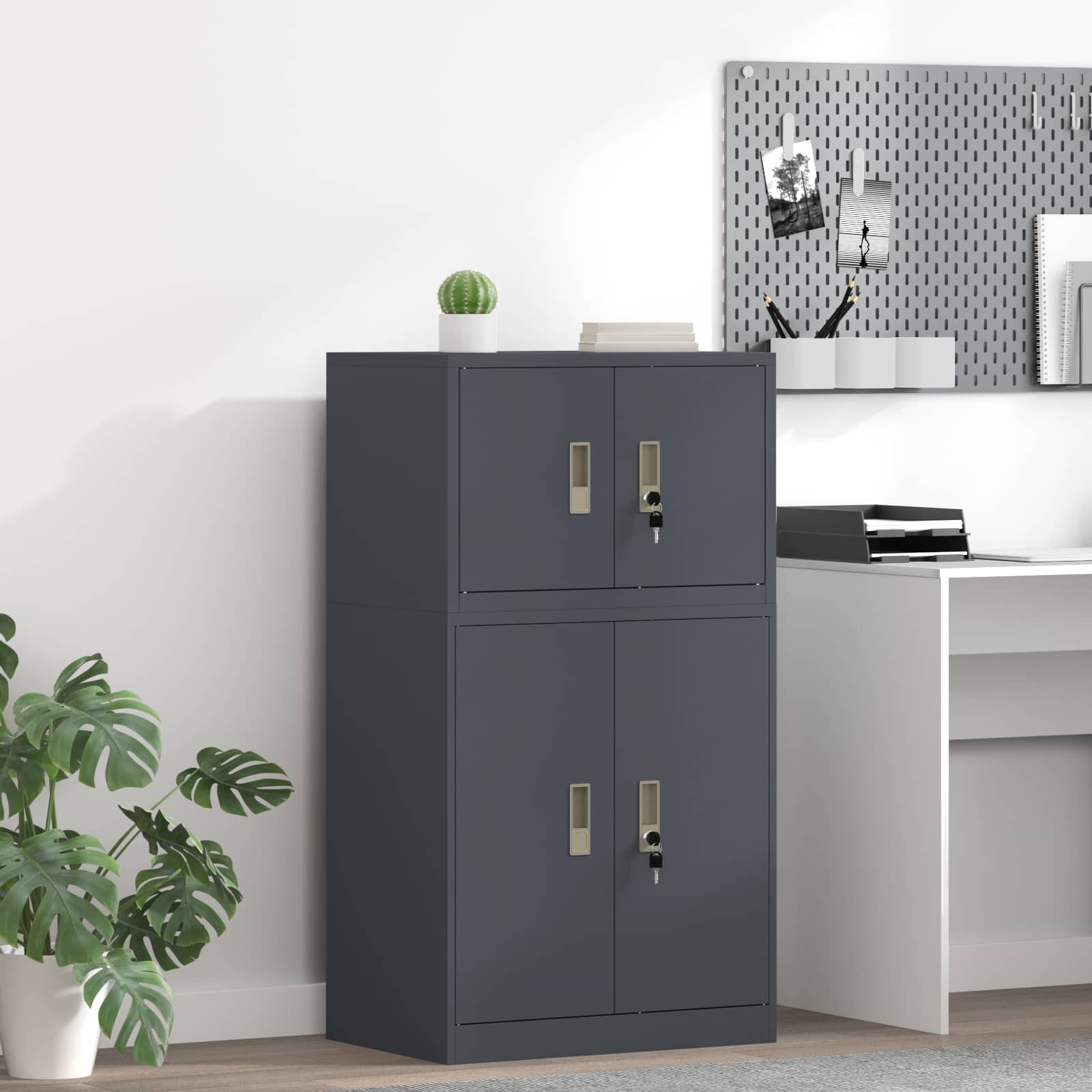 Armario de almacenamiento 60 x 40 x 105 cm Acero