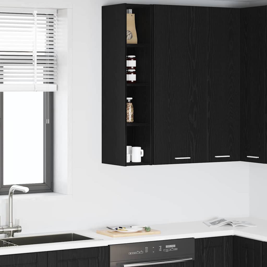 Gabinete Base de Cocina con cajón Roble Negro 40 x 46 x 81,5 cm