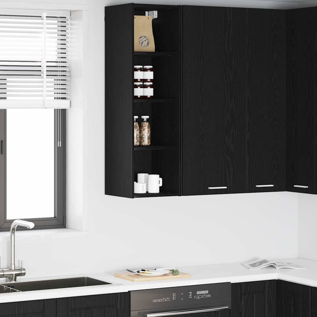 Gabinete Base de Cocina con cajón Roble Negro 40 x 46 x 81,5 cm
