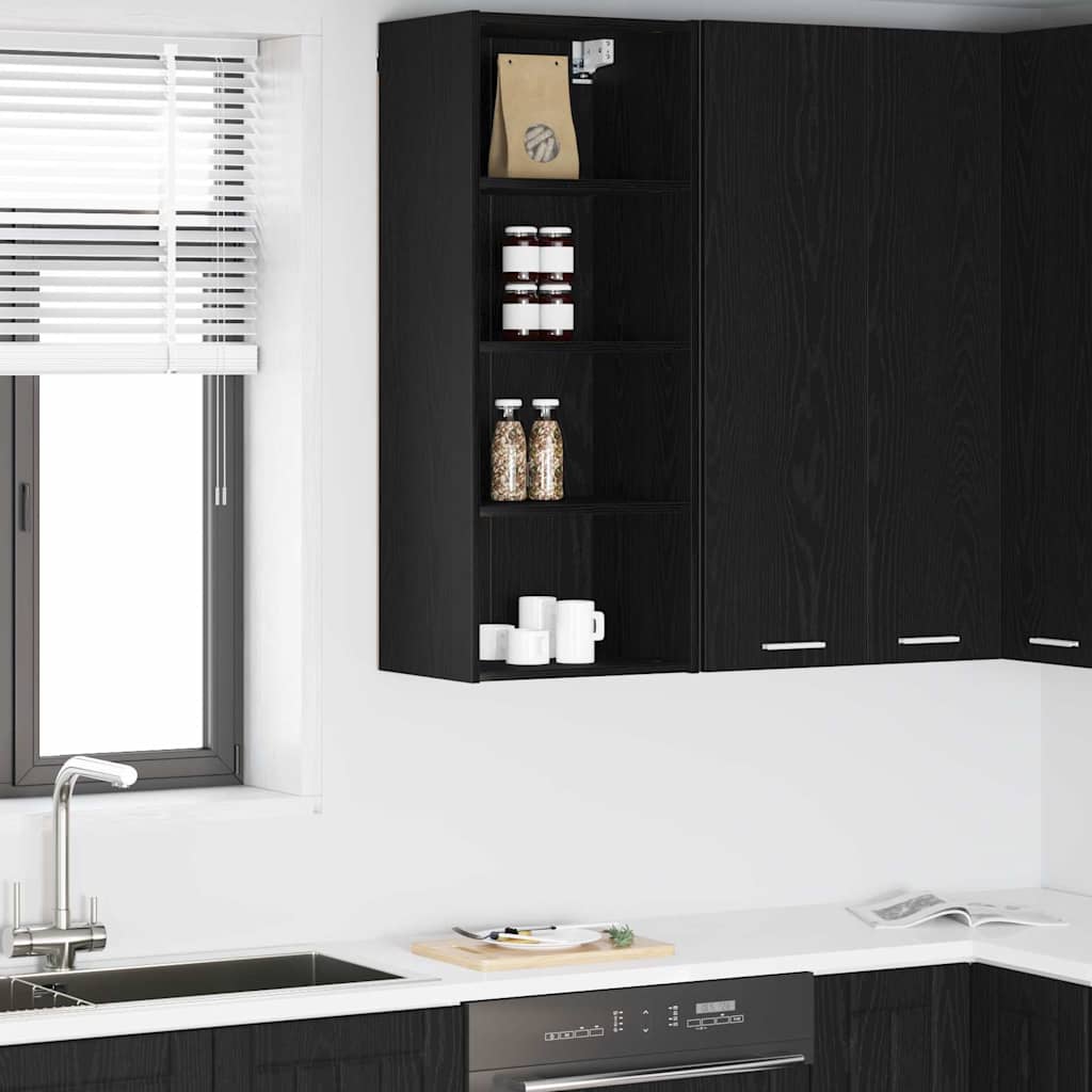 Gabinete Base de Cocina con cajón Roble Negro 40 x 46 x 81,5 cm
