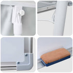 Pizarra blanca magnética Manual Gris y 62 x 62,5 x 197 cm EPS