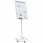 Pizarra blanca magnética Manual Gris y 62 x 62,5 x 197 cm EPS