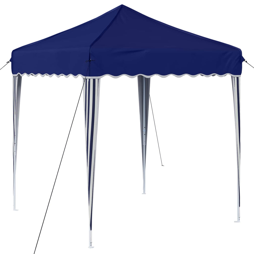 Carpa Plegable para Fiestas 195 x 195 x 245 cm Azul Tela Oxford