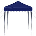 Carpa Plegable para Fiestas 195 x 195 x 245 cm Azul Tela Oxford