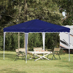 Carpa Plegable para Fiestas 288 x 288 x 245 cm Azul Tela Oxford