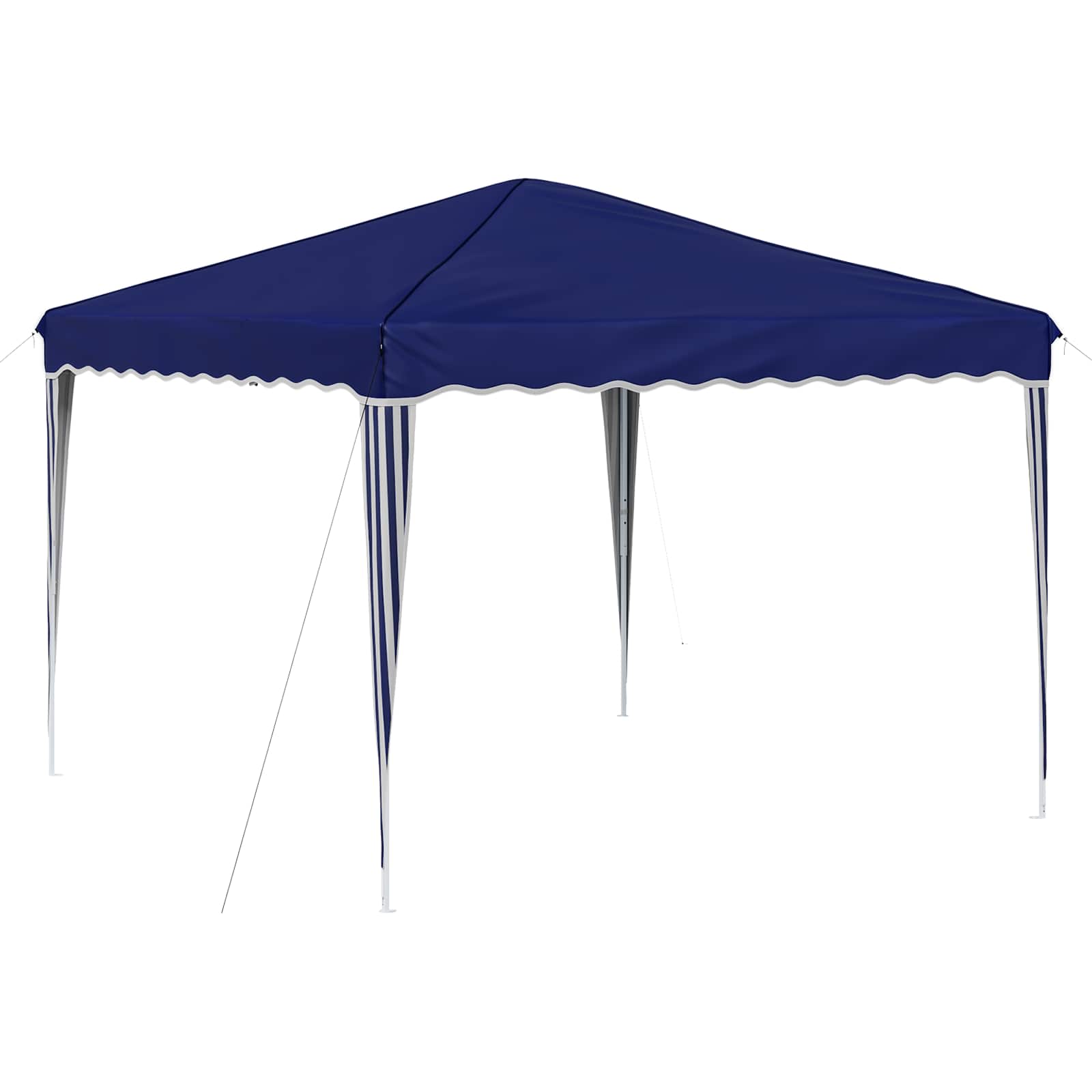 Carpa Plegable para Fiestas 288 x 288 x 245 cm Azul Tela Oxford