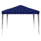 Carpa Plegable para Fiestas 288 x 288 x 245 cm Azul Tela Oxford